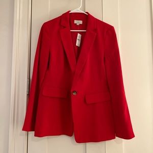 Brand new vibrant red Loft blazer